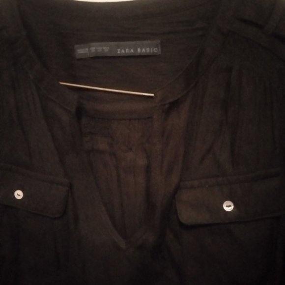 GORGEOUS Black Boho Blouse - Picture 2 of 5